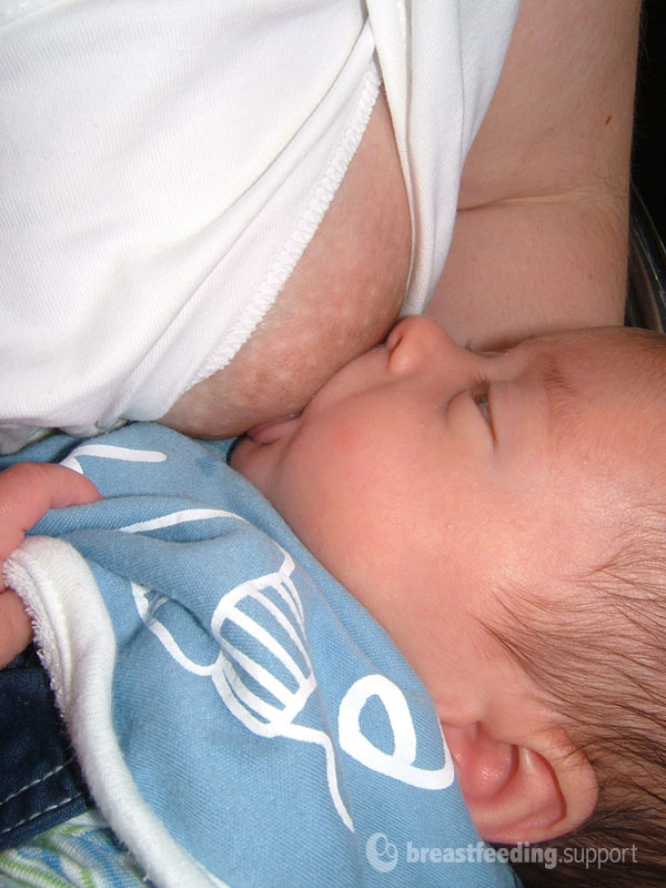 Bottle feeding the breast fed baby