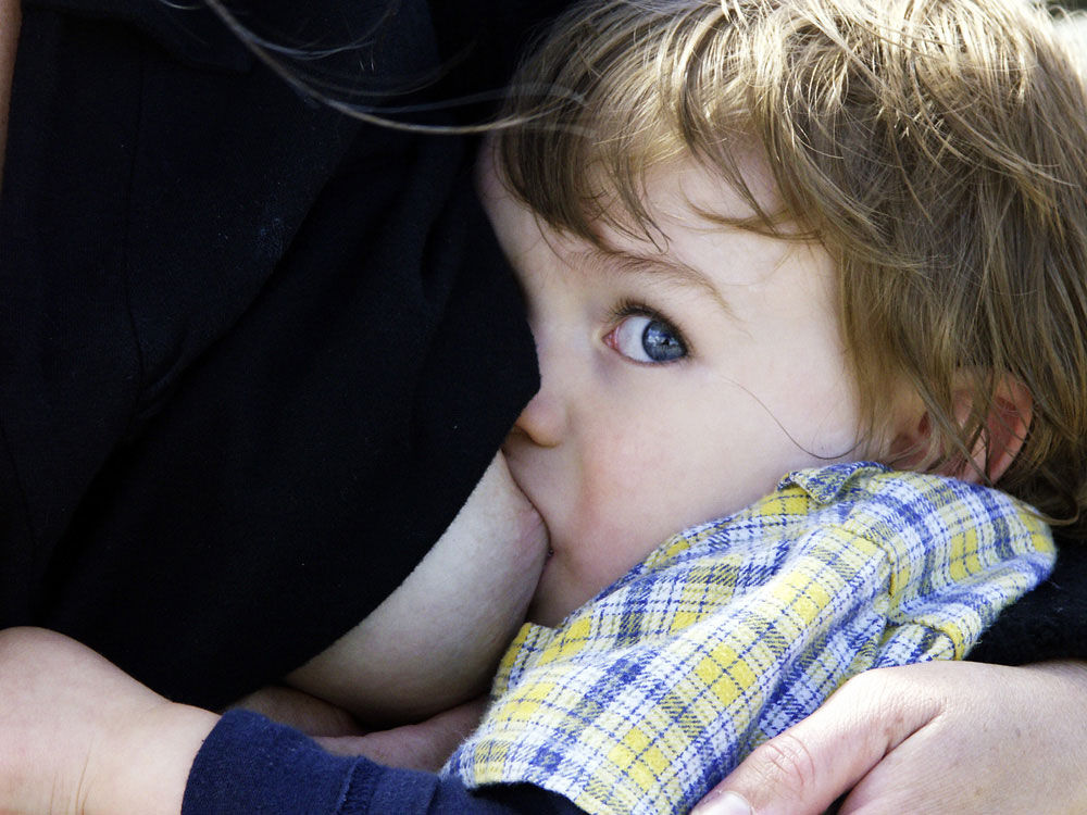 Older child breastfeeding