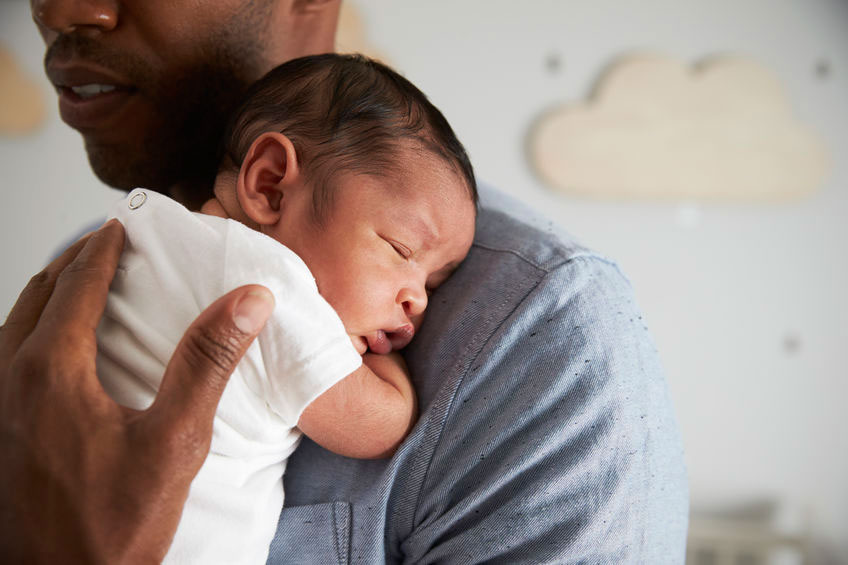 Breastfed baby best sale cries with dad